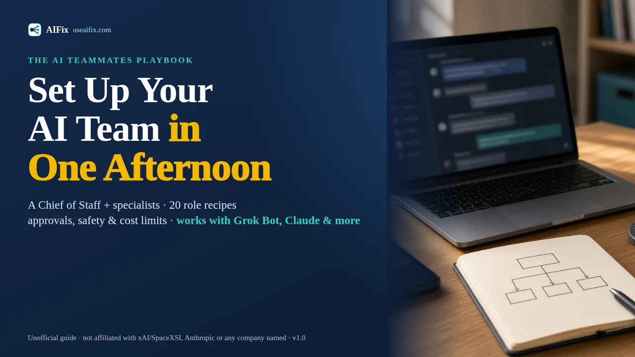 Cover of Set Up Your AI Team in One Afternoon